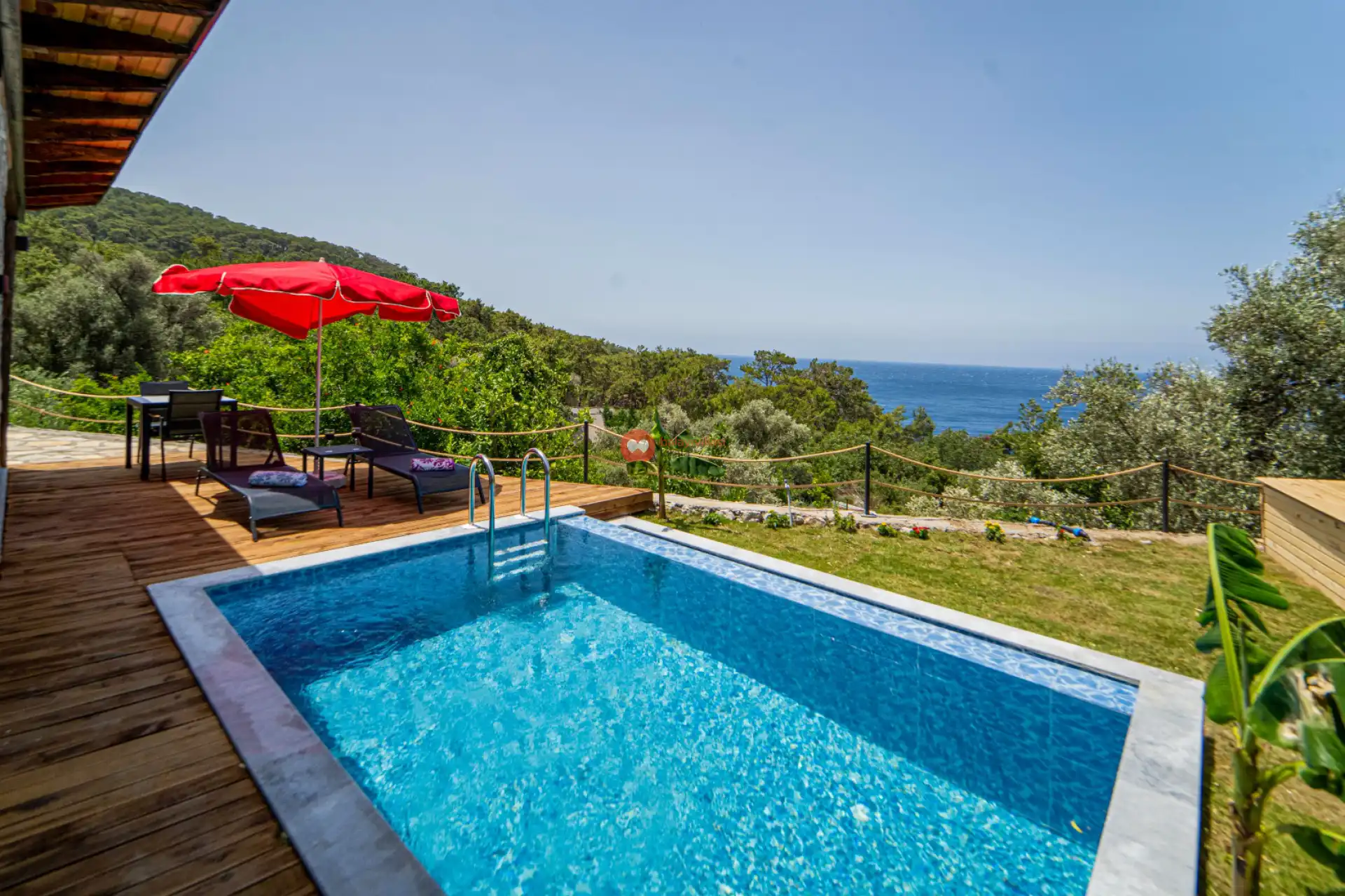 Villa Erva - Fethiye'de Deniz Manzaralı Kiralık Villa